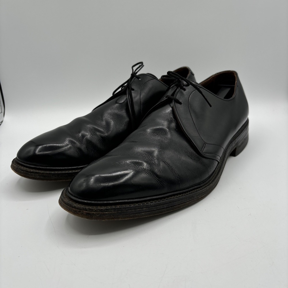 Allen Edmonds Jodox 6817 Men's Size US 13 B Black Leather Derbys Dress Shoes